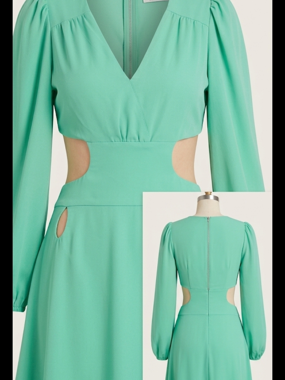 Elegant "Chic Moment" Maxi Dress with Cutouts (CBR Boutique) US 14-16